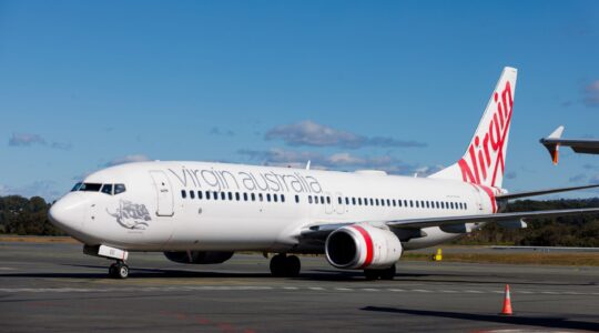 Virgin Australia airplane. | Newsreel