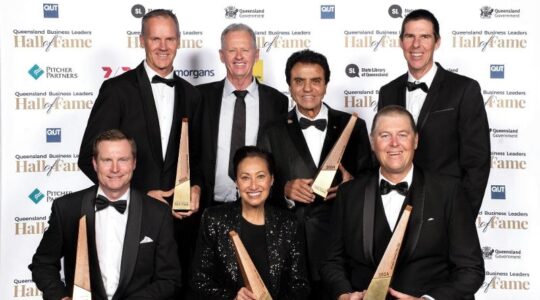 Queensland Business Leaders Hall of Fame inductees. | Newsreel