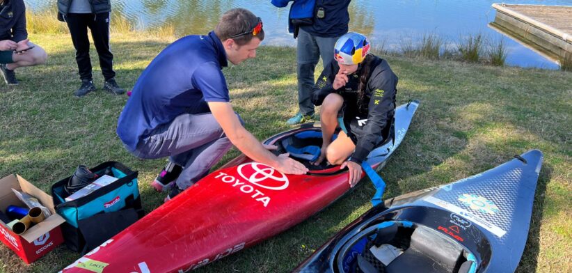 AIS Engineering work with Olympian Jessica Fox. | Newsreel