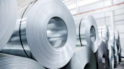 Rolls of aluminium sheets. | Newsreel