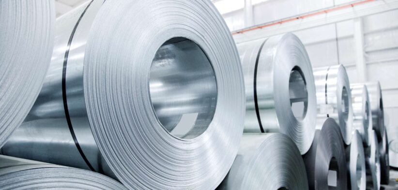 Rolls of aluminium sheets. | Newsreel