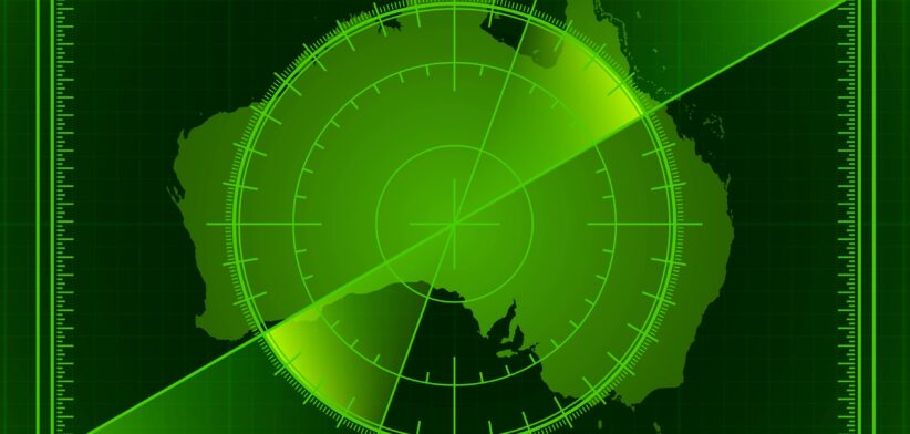 Australia radar target graphic. | Newsreel