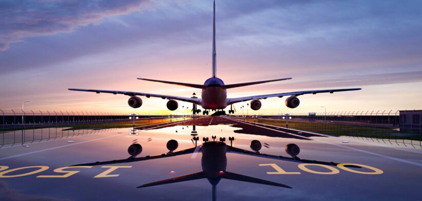 Airplane on runway. | Newsreel