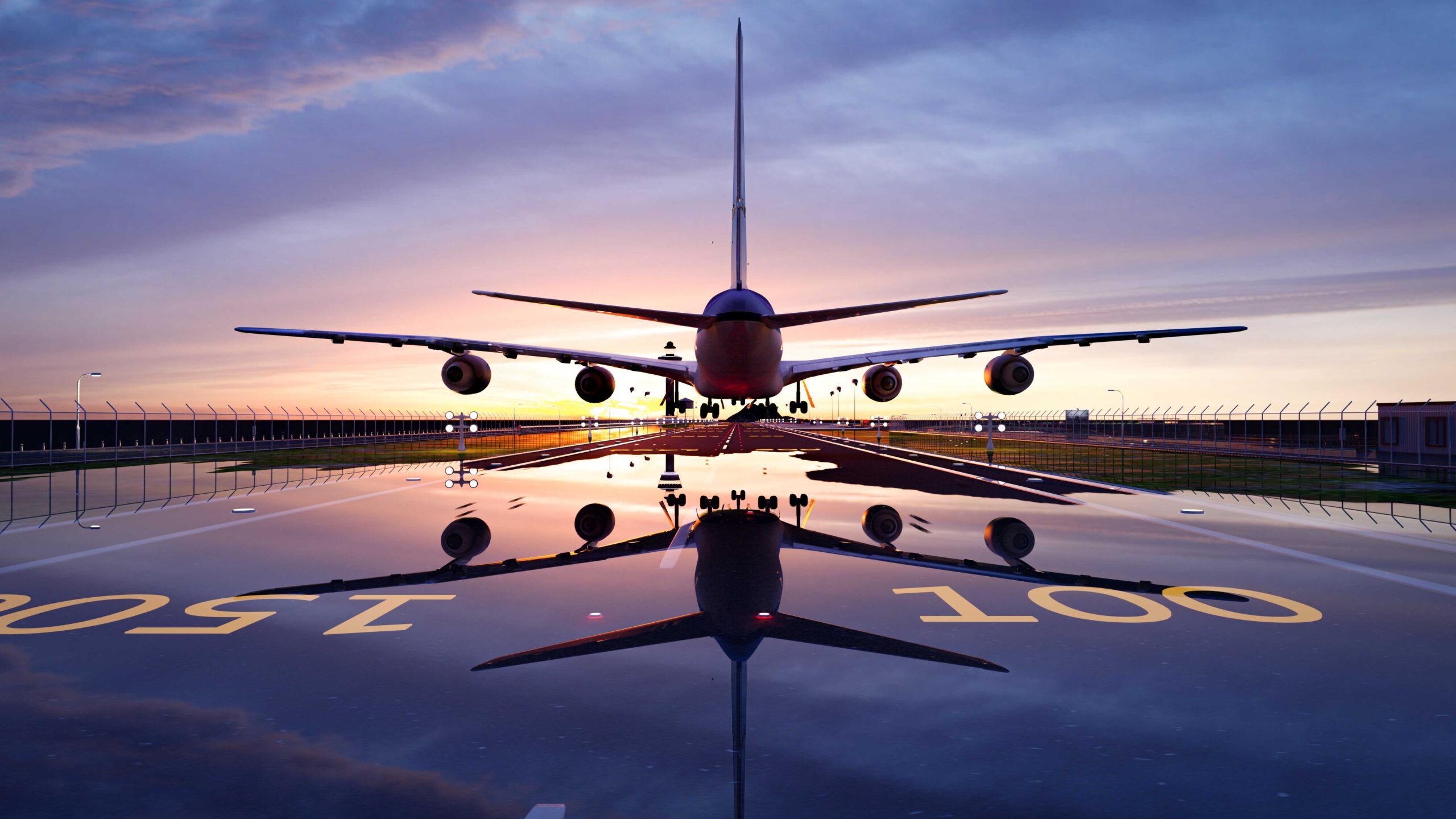 Airplane on runway. | Newsreel