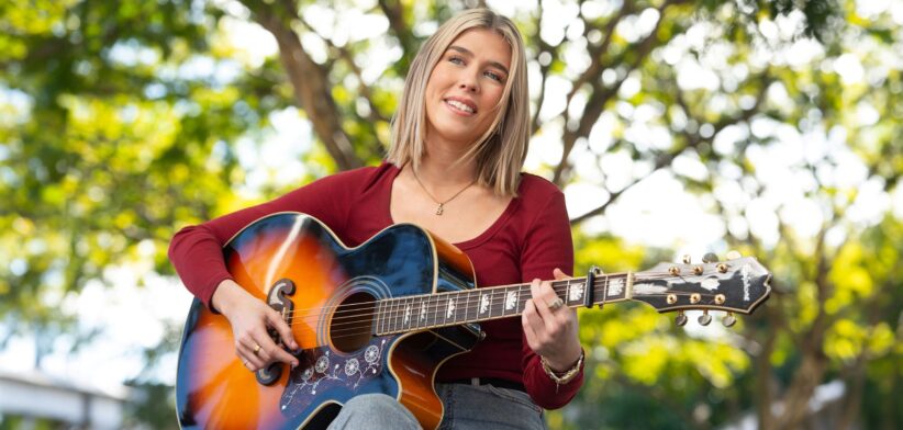 QUT music student Briana Dinsdale. | Newsreel