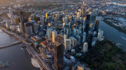 Brisbane CBD aerial. | Newsreel