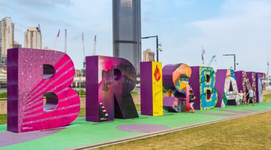 Brisbane sign at South Bank