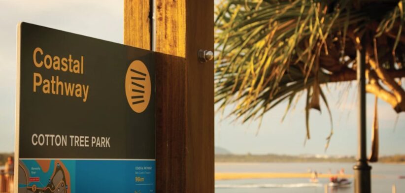 Coastal pathway sign Sunshine Coast. | Newsreel