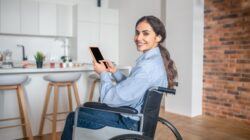 Disabled woman with home automation system. | Newsreel