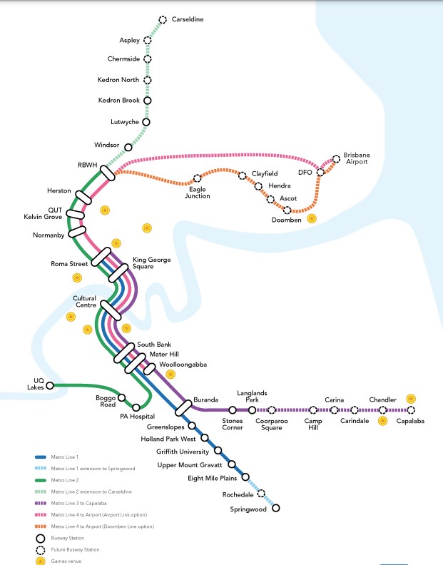 Metro expansion map