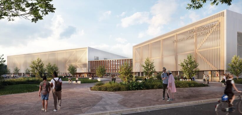 An artist's impression of the new Moreton Bay Indoor Sports Centre. | Newsreel