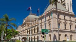 Queensland Parliament building. | Newsreel