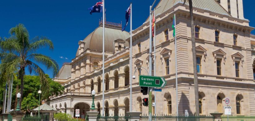 Queensland Parliament building. | Newsreel