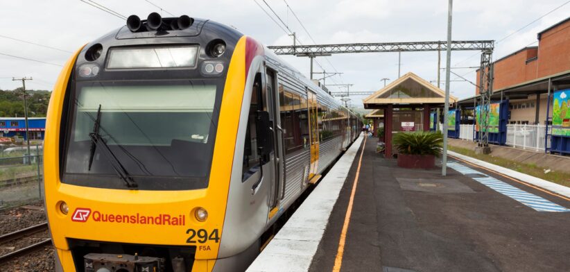 Brisbane train. | Newsreel