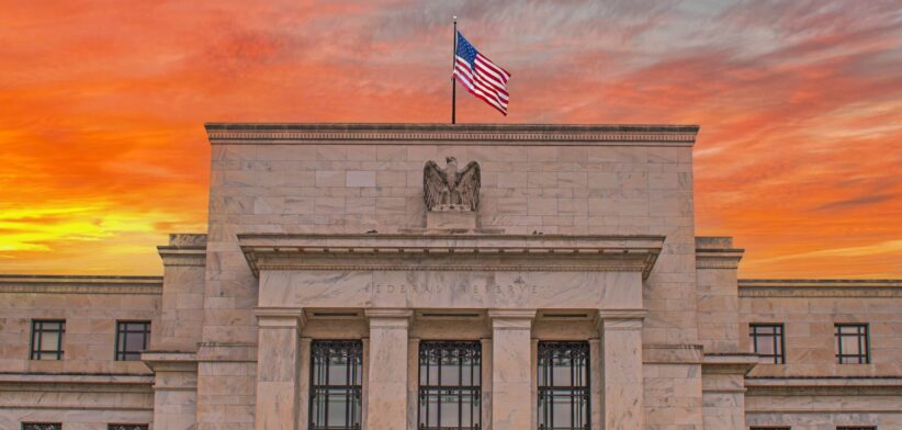 US Federal Reserve building. | Newsreel