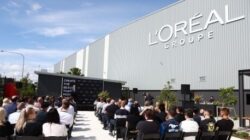 L'Oreal distribution centre opening in Ipswich.