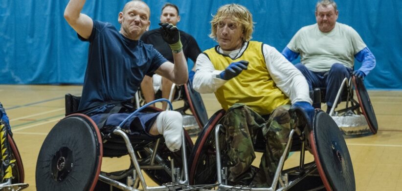 Wheelchair rugby players. | Newsreel