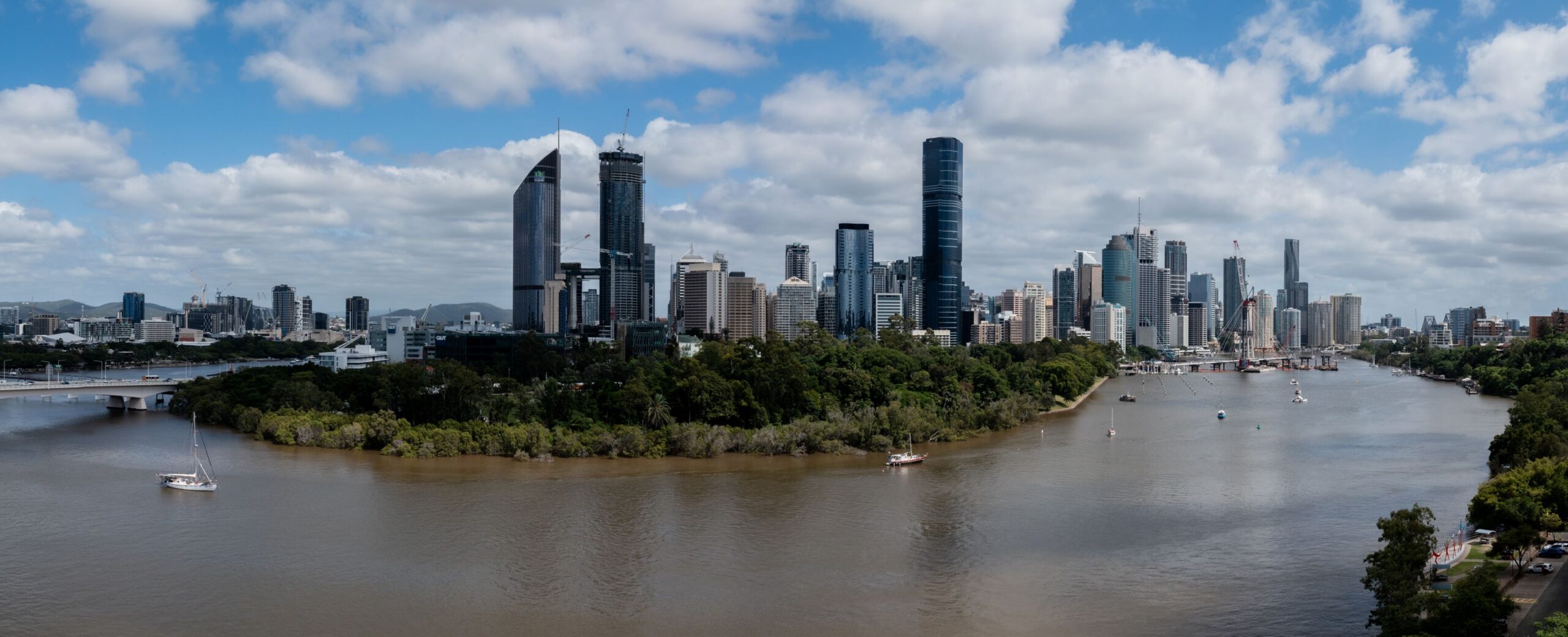 Brisbane City from Kangaroo Point, 2024. | Newsreel