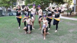 Brisbane Catholic Education dance group the Dappīl Meeanjin Dancers. | Newsreel.