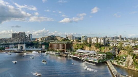 New hotel for Howard Smith Wharves, Brisbane. | Newsreel