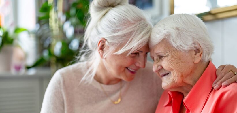 Two elderly women. | Newsreel