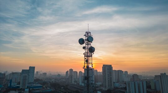 Mobile network towers. | Newsreel