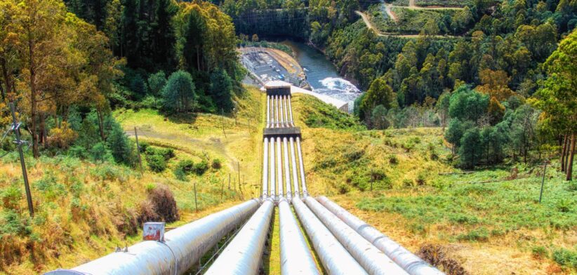 Pumped hydro plant. | Newsreel