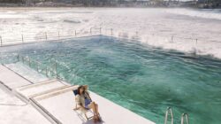 Australian actor Charlee Fraser on Bondi Beach, Australia.