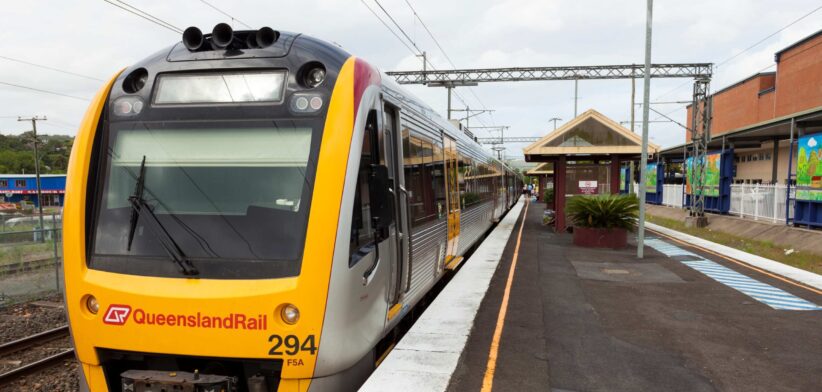 Queensland Rail passenger train. | Newsreel