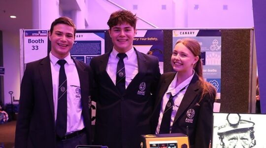 BCE STEM MAD Secondary STEM winners Assisi Catholic College Upper Coomera. | Newsreel