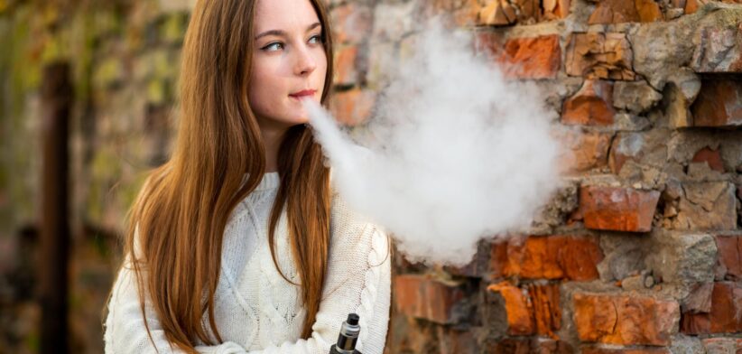 Teenager vaping. | Newsreel