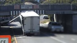 Bridge strike. Brisbane Queensland