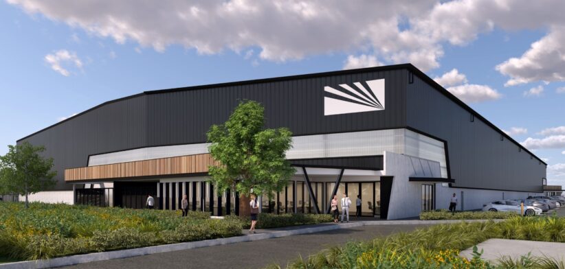 Brisbane Airport warehouse artists impression. | Newsreel