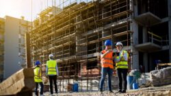 Construction site. | Newsreel