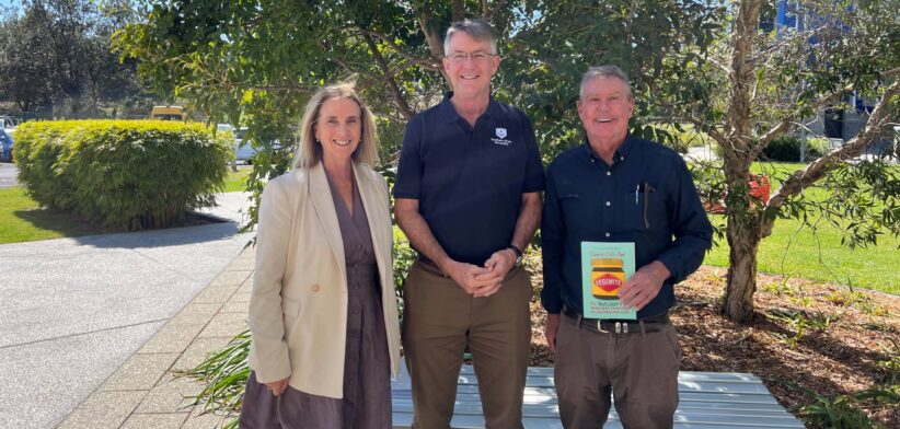 Jamie and Libb Callister with Dean of Science and Engineering Jon Hill