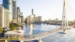 Kangaroo Point Bridge, Brisbane, Queensland.