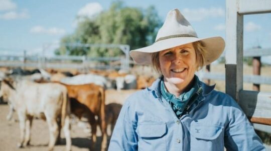 Central Queensland beef producer Melinee Leather. | Newsreel