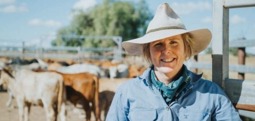 Central Queensland beef producer Melinee Leather. | Newsreel