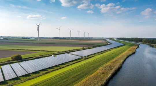 Wind and solar farm. | Newsreel