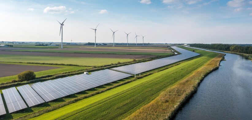 Wind and solar farm. | Newsreel