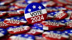 United States election 2024 pins. | Newsreel