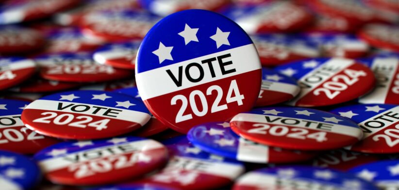 United States election 2024 pins. | Newsreel