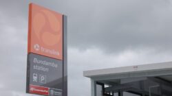 Bundamba train station sign. | Newsreel