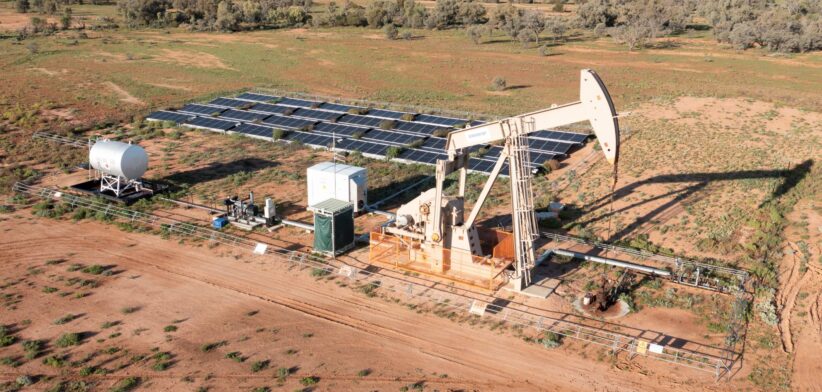 Gas rig, Queensland, Australia