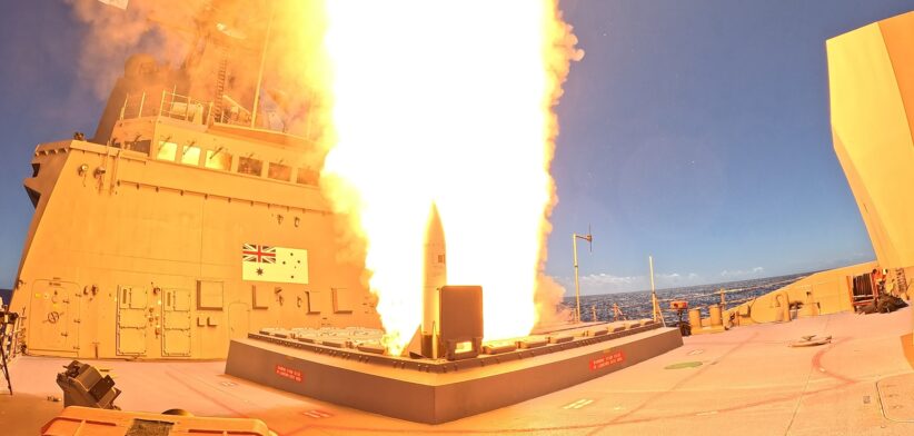 HMAS Sydney fires Royal Australian Navy’s first Standard Missile 6 (SM-6) during Exercise Pacific Dragon 2024. | Newsreel