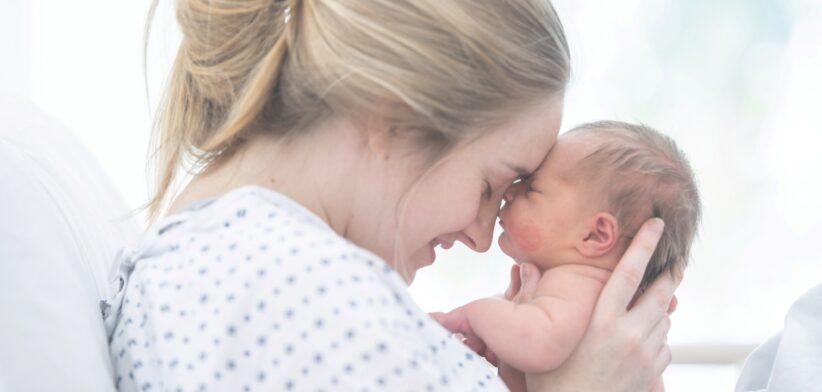 New mother and baby. | Newsreel