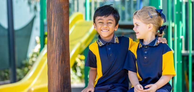 Students at St Finbarr's School Ashgrove. | Newsreel