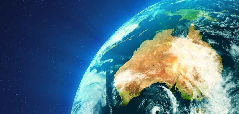 Australia from space. | Newsreel