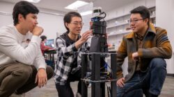 University of Pennsylvania researchers, from left, Freddy Liu, Haowen Lai and Mingmin Zhao. | Newsreel