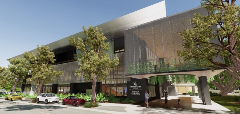 Artist's impression of the new Caloundra Library. | Newsreel